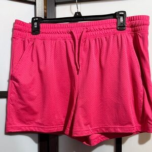 Athletic Works Women's Bright Pink Sports Shorts